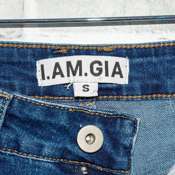 I AM GIA Size Small Savannah Mid Rise Flare Jeans Flare Leg - Picture 3 of 12